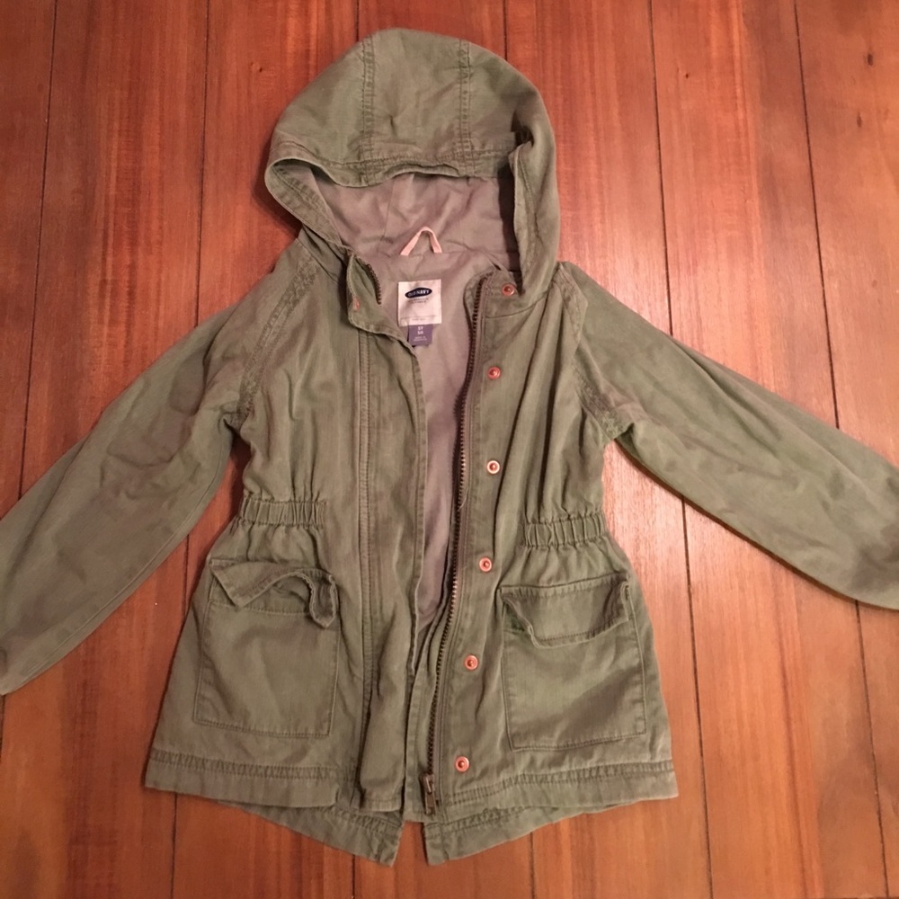 Old Navy Green Jean Jacket 5T